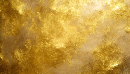 Gold background. Rough golden texture. Luxurious gold template for text design, lettering.