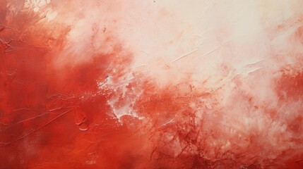 Abstract painting texture red background