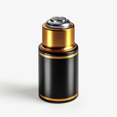 Alkaline Battery Isolated On White Background, 3d  illustration