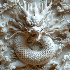 Dragon Lin Slices Texture Background Design, 3d  illustration