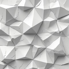 Futuristic Modern White Background Abstract Triang, 3d  illustration