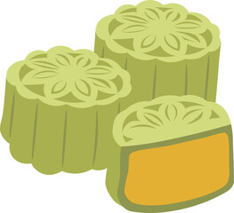mooncake green, grup kue bulan
