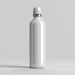 Glossy Plastic Bottle Dispenser Mockup Liquid, 3d  illustration