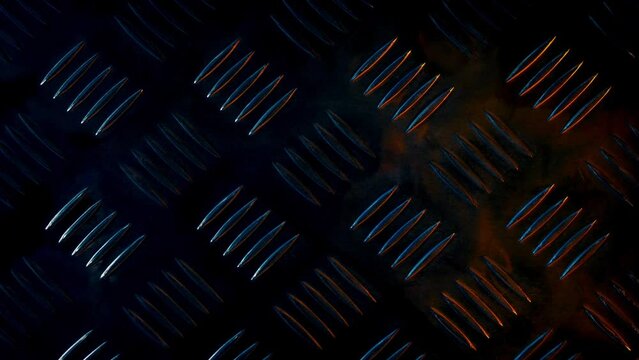 Loop Military Floor In Flashing Light
