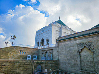 The Mausoleum of Mohammed V is a historical building located on the opposite side of the Hassan...