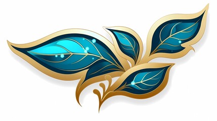 Fototapeta premium seamless background picture with leaf pattern, leaves, trees, tree branches