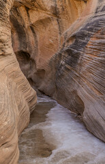 Scenic Willise Creek Slot Canyon in the Grand Staircase Escalante National Monument Utah