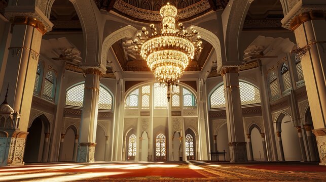 The new opened masjed view during damadan