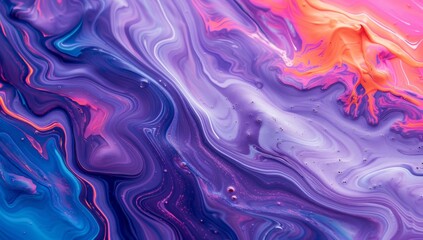 a close up of some liquid colors Generative AI
