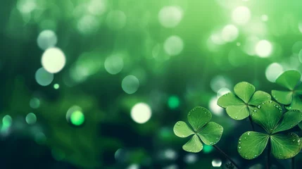 Foto op Canvas st. patrick's day abstract green background for design colorful abstract background © alexkich