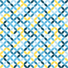 Overlapping circles seamless texture