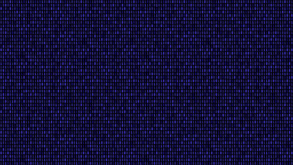 Blue digital binary code background