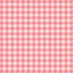 Valentine's day concept pattern. Valentine's Day checkered, gingham and plaid Pattern. Red, white background. Copy space. Trendy style. Isolated vector illustration.