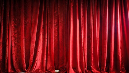 red background red curtain texture theater curtain