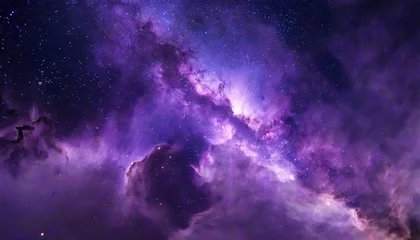 Fototapeten purple space nebula elements of this image were furnished by nasa © Michelle