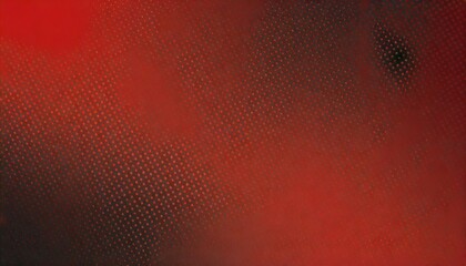 blurry red gradient background with halftone dots gradiation overlay use as creative concept pop...