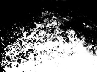 Rustic grunge vector texture with grain and stains. Abstract noise background. Weathered surface. Dirty and damaged. Detailed rough backdrop. Vector graphic illustration with transparent white. EPS10.