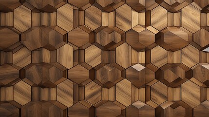 Wooden mosaic in oriantal style