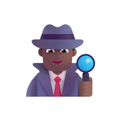 Man Detective : Medium-Dark  Skin Tone