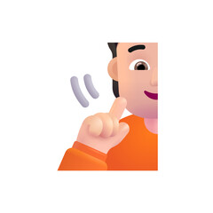 Deaf Person: Light Skin Tone