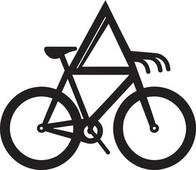 Sleek Shadows Black Bicycle SeriesVector Velocity Night Bikes