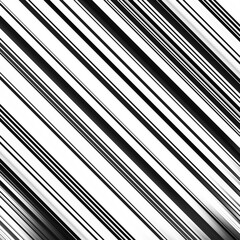 Black and white striped abstract background overlay. Motion effect. PNG graphic illustration with transparent background.