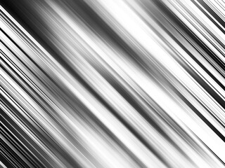 Fototapeta premium Black and white striped abstract background overlay. Motion effect. PNG graphic illustration with transparent background.
