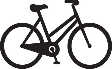 Graphite Speed Vector Bike GraphicsSleek Noir Ride Bicycle Vectors
