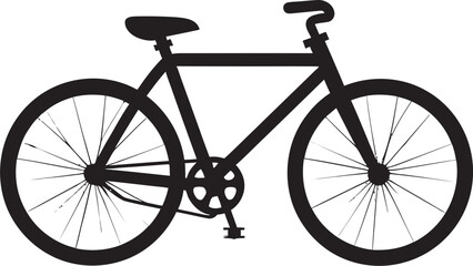 Shadowed Spin Cityscape Bicycle ArtMidnight Express Vectorized Bikes
