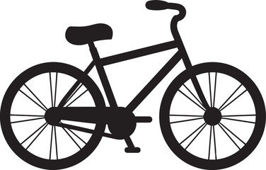 Graphic Ride Black Bike IllustrationsInky Impressions Black Bicycle Vectors