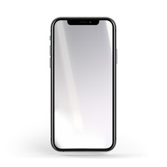 Smartphone or mobile phone with empty screen