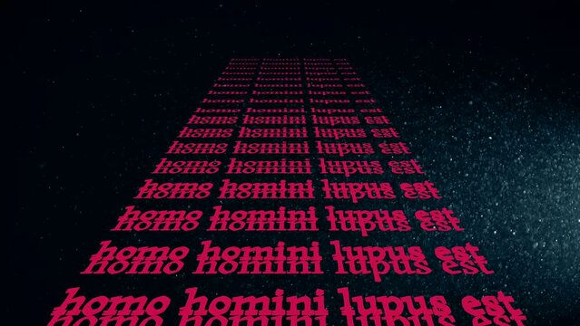 Homo homini lupus est