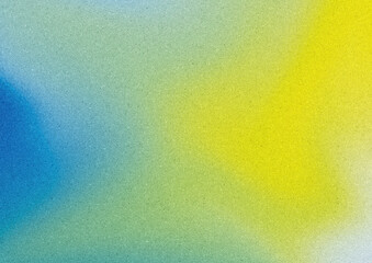 黄緑や青の鮮やかなノイズ入りグラデーション背景素材