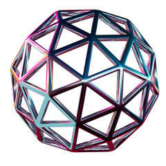 Abstact 3D Chrome Y2K Metalic