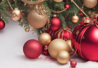 Christmas or New Year background