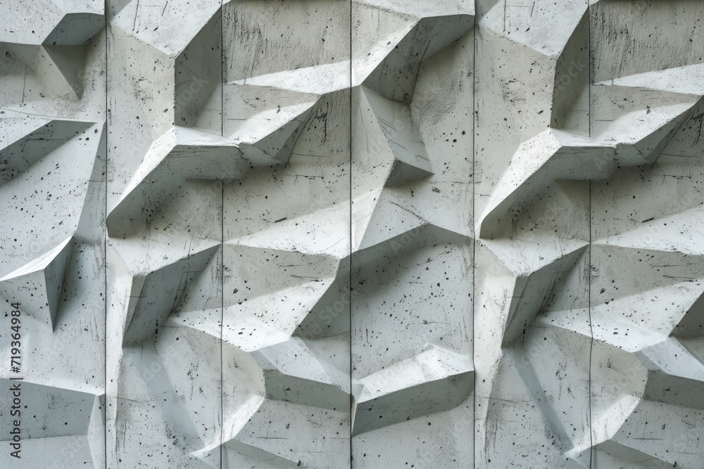 Poster modern minimalist 3d concrete pattern texture. background image. created with generative ai technolo
