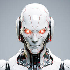 futuristic concept. Humanoid robot body