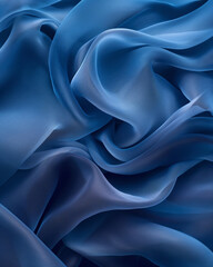 Fototapeta premium Blue Fabric Background 001