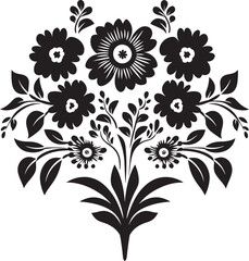 Decorative Floral Rhapsody Intricate Vector ArtistryVectorized Bloom Extravaganza Detailed Floral Designs