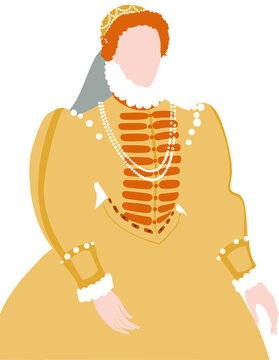 Queen Elizabeth I of England (1533-1603), based on a painting, 1575