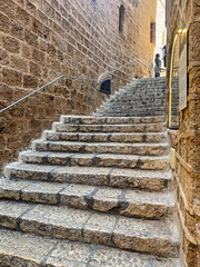 Outside Stone Steps In Jaffa
