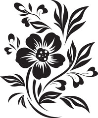 Enchanted Midnight Gardens V Dark Vector Midnight GardensNightshade Elegance XV Elegant Black Floral Elegance