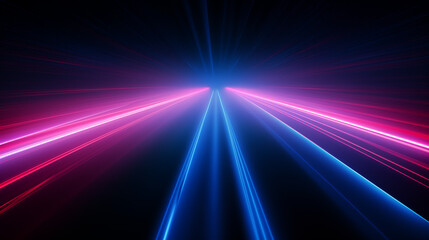 Colorful Background with Bright Beams of Light