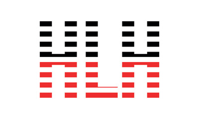 HLH three initial letter iconic line negative space minimal logo design vector template. monogram, abstract, wordmark, business, typography, minimalist, brand, company, flat, modern, unique, simple