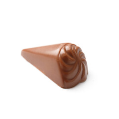 Chocolate candy isolated on white background