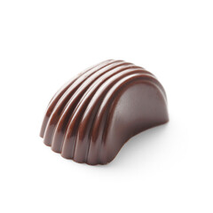 Chocolate candy isolated on white background