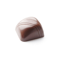 Chocolate candy isolated on white background