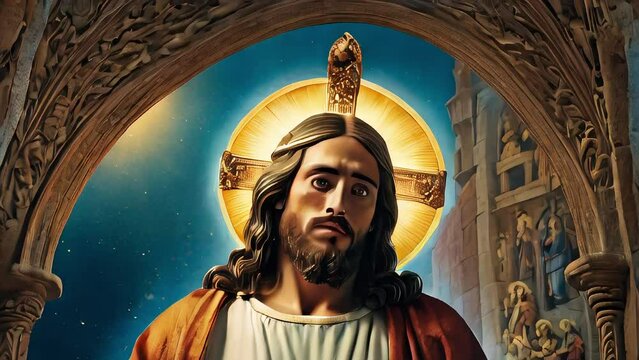 Sacred Presence: A Timeless Portrait of Jesus
