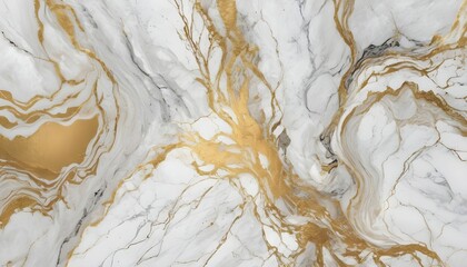Gold and white marble texture 