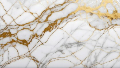 Fototapeta premium White and gold marble texture 